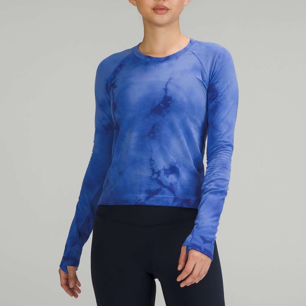 lululemon Swiftly Tech Long Sleeve Shirt 2.0 Race Length NWT Marble Dye Psychic